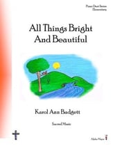 All Things Bright and Beautiful piano sheet music cover